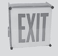 WET LOCATION EXIT SIGN